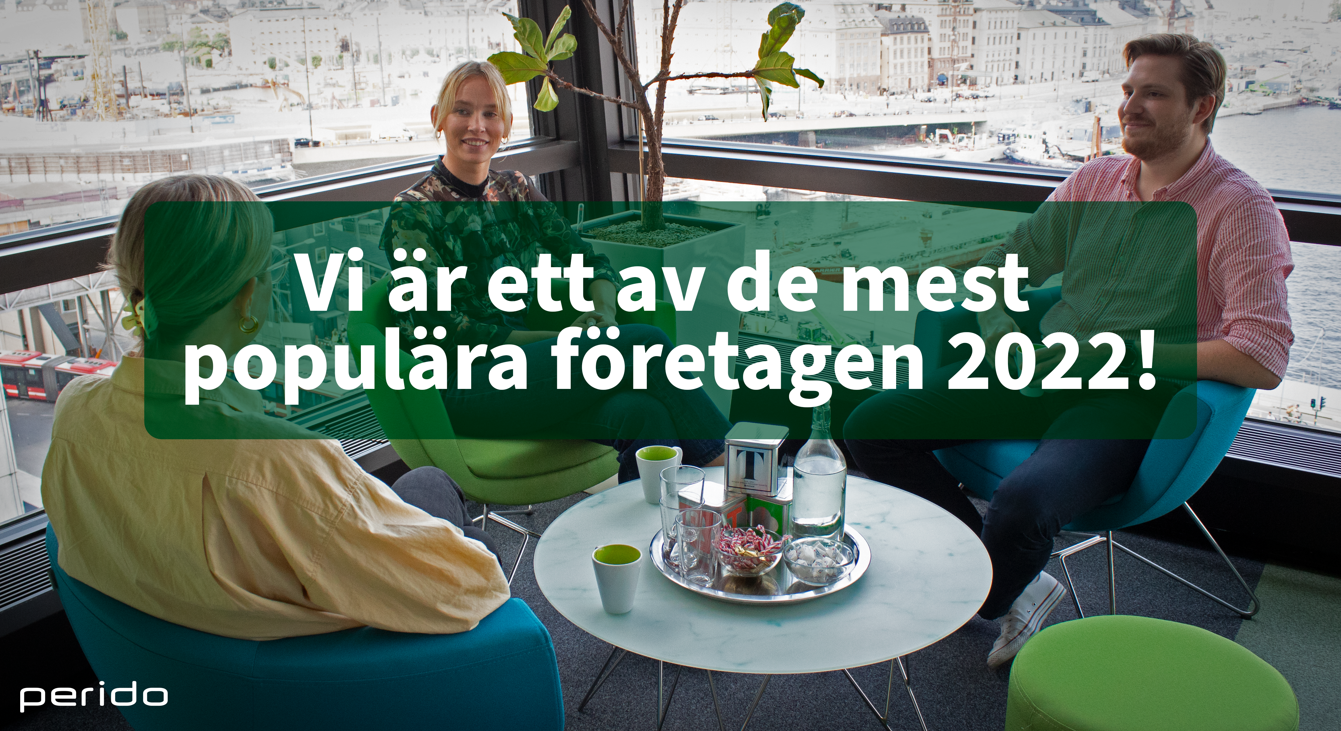Perido är 5:e populäraste företaget i Stockholm 2022!